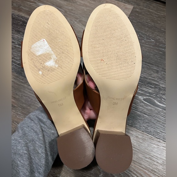 Nine West Women's Brown Mules - Picture 5 of 7